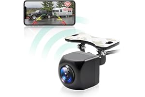 GREENAUTO WiFi Rückfahrkamera, 5G 1080P HD Auto Rückfahrkamera für iPhone iPad Android Smart Phone Tablet mit 170 Grad Weit Betrachtungswinkel