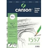 Canson 1557 Resim Ve &Ccedil;izim Blok 120Gr A4 40Yp &Uuml;stten Spiralli Resim Defteri