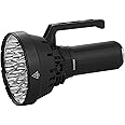 IMALENT SR32W Brightest LED Torch 120,000lumens, PD100W Super Fast Charging with Power Bank Function Flashlight, Best Light for Caving and Rescue（Warm White