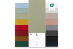 ‎BLUMTAL Blumtal® Spannbettlaken 90x200cm 2er Pack - Spannbettlaken Microfaser - Oekotext zertifizierte Bettlaken 90x200cm 2er Set - Spannbetttuch 90x200 cm -Bettbezug 90x200cm/Leintuch 90x200cm - Olive - Grün