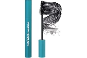 FRXVUC Mascara Volume, Mascara Waterproof Noir, Mascara Volume et Longueur, Naturel des Yeux, Longue DuréE, sans bavure, Fast Dry False Lash Effect Extension Make-Up - 8g