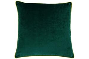 Paoletti Meridian 55X55 C/C Emerald/Moss, Polyester, Smaragd/Moosgrün, 55x55cm
