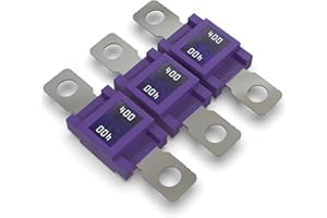 AUPROTEC Fusible Mega à courant élévé/verrouillage à vis 80-500A choix : 400A ampères, violet, 3 pièces