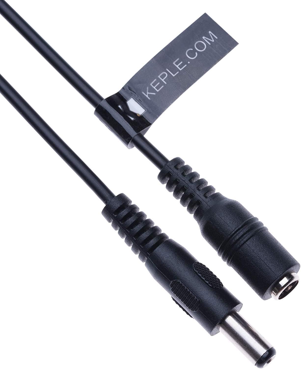 Cable de Extensión de Alimentación de CC DC 2.1mm / 5.5mm Jack 1m Conector CCTV Adaptador de Cable de Alimentación Compatible con CCTV Security Camera, IP Camera, DVR Standalone, LED Strip, Monitores