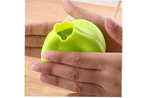 Zonster 1pc Cuisine Presse Ail Silicone Vert Magique Forme Ail éPluche Rouler Pelé Petits Outils Gadgets