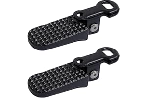 YOUNG WOLF Coppia di pedane per bicicletta, in lega di alluminio, antiscivolo, compatibili con bici pieghevoli, mountain bike, BMX