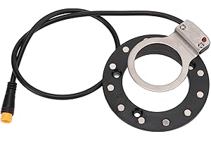 VGEBY Sensor de Asistencia de Bicicleta Eléctrica, 12 Imanes de Alta Sensibilidad Sensor de Pasillo Dual Derecho Accesorios de Pedal de Bicicleta Eléctrica