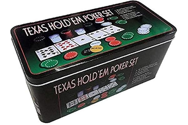 AK Sport 603013 Texas Hold'em Poker Set Noir
