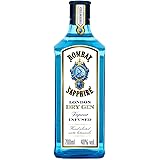Bombay Sapphire Premium Distilled London Dry Gin, infuso a vapore con 10 botanical esotici selezionati con cura, Vol. 40%, 70