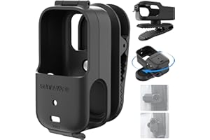 Honbobo Cámara Mochila Clip para dji Osmo Nano Accesorios, liberación rápida Soporte Sombrero Cámara Clip Horizontal-Vertical Mochila Correa Soporte Mount para dji Osmo Nano Accesorios, Giro de 360