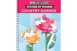 Brain Games - Sticker by Number: Country Garden