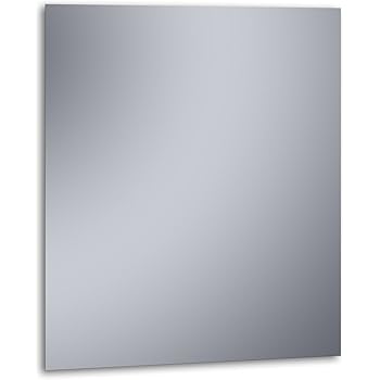 Kristaled Besondere Spiegel mit Hänger, Glas, Silber, 70 x 80 x 3 cm