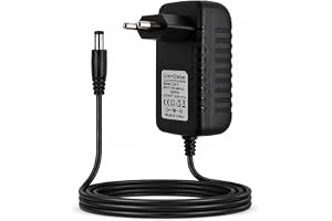 12,6 V 1 A Strömadapter för massagepistol | Massagepistol AC 100-240 V till DC, kompatibel 12 V laddare, laddningskabel, säker ersättning