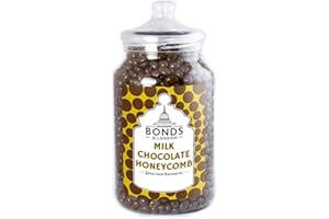 Bonds of London Milk Chocolate Coated Honeycomb Jar, Vegetarian, Retro Gift, 2.1 Kg (Pack of 1)