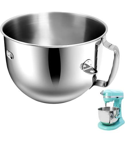 Batidor De Varillas Para Batidora KitchenAid - 6 Varillas, Compatible Con Modelos De Bol Elevable 5.6L Y 6.6L
