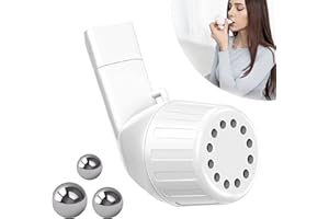 YOYIAG Mucus Clearing Device & Lung Exerciser, Breathing Aid for Lungs, Mucus Removal Device, Hand-Held Trainers, White(3 Balls)