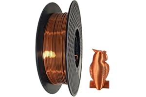 CC3D Jedwab miedziany filament PLA 1,75 mm 500 g filament do drukarki 3D jedwabista miedź błyszczący filament PLA materiał do drukowania 3D 0,5 kg drukarka FDM metaliczny PLA metalowy filament miedziany