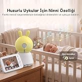 Neutron NTL-BC-04WBM Monit&ouml;rl&uuml; Bebek Kamerası, Ebeveyn Ekranlı ve Ninni &Ouml;zellikli Bebek Kamerası