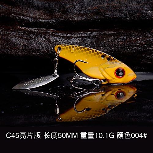 LLZJPYG Freshwater Road sub-bait trapping vib far cast sequins sub bait trembling bionic bait sub bait gear, sequins version C45-004