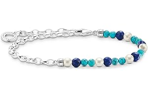 Thomas Sabo Armband mit Steinen und Perlen 925 Sterling Silber A2100