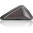 Yuecoom Motorcycle Turn Signal Light, Flush Mount Signal Indicator, 2pcs Universal L Shape Triangular Low Power Consumption Led Turn Signal Assemblies (white）