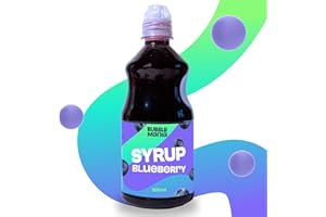 ‎BUBBLEMANIA Bubble Mania Frucht Bubble Tea Sirup für Bubble Tea – Blaubeere Sirup für Bubble Tea | Getränke Sirup für Cocktails, Bubble Tea, Eis & Kuchen | 500 ml