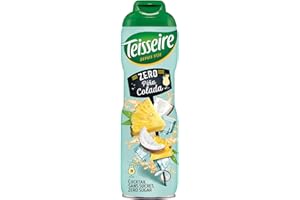 JEWEL COFFEE Teisseire Jarabe Pina Colada - jarabe de fruta con 0% de azúcar, sin azúcar, 600 ml