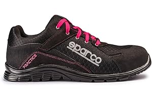 SPARCO - Practice ESD S1PL SR FO - Chaussures de sécurité pour Hommes et Femmes - Chaussures de Travail antidérapantes et résistantes adaptées à Toutes Les Conditions de Travail