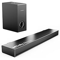 ULTIMEA Dolby Atmos Soundbar do telewizorów, BassMX, system dźwięku przestrzennego 3D do głośników TV, soundbar 2.1 z subwoof