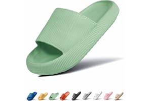 Sumvov Chaussures Claquette de Bain Piscine et Plage pour Femmes Hommes, Chaussons Tongs Antidérapantes Super Douces Semelle épaisse, Cozislides Original Slides Cloud Slippers