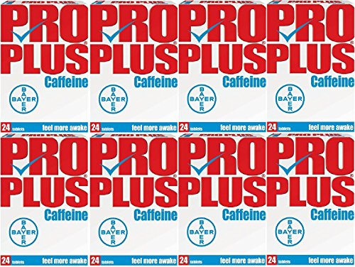 Pro Plus Caffeine, feel more awake 24 Tablets - 8 PACK