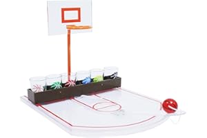 Mister Gadget mg3039 gioco a bere BASKET PP/vetro bianco, 24 x 31 x 22.5 cm