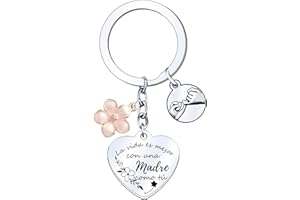 JRZDFXS Regalos de madre llavero Mamá, regalo para el día de la madre, regalo de cumpleaños para las madres,para madre cumpleaños, día de la madre, Navidad