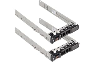 Heretom (Pack 2u.) Disques Durs Plateau Caddie Generation 13 SAS SATA 2,5" HDD Tray Caddy pour Dell PowerEdge R330 R430 R530 R630 R730 R730xd R830 T630 R430 T430 PowerVault MD1420 MD3420