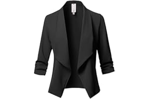 TUTTAVIA Blazer Femme Chic Et Elegant,Femme Casual Blazer Business Boutons Manche Longue Costume Jackets Élégant OL Bureau Affaires Slim Fit Veste De Costume Jacket Manteau,S-5XL