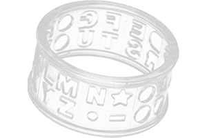 Kirdume Balle Golf | Pochoirs marquage balles Golf Alphabet - Outil d'alignement MaDessin modèle marqueur Ligne Balle Golf Lettre