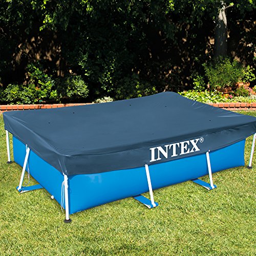 Intex 07432 Pool-Abdeckplane rechteckig blau 4,50 m - 3