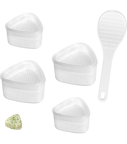 Moule à Sushi Triangle Et Boules De Riz - 6 Pièces (2 Tailles) Pour Bento Maison