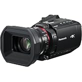 Panasonic HC-X1200E 4K 60p Handheld Style Camcorder with 25mm Wide Angle Lens, 24x Optical Zoom, 5-Axis Hybrid OIS, USB PD, B