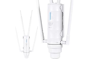 Repetidor al Aire Libre FLASHOWL Extensor de Rango WiFi a Prueba de Agua Extensor de señal 1200 Mbps Amplificador WiFi al Aire Libre Enrutador de jardín Extensores WiFi Amplificador de señal