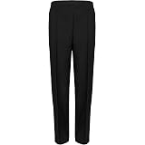 Womens Half Elasticated Waist Trouser 