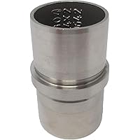 Rohr Verbinder gerade Premium Edelstahl für Handlaufrohre Außen Ø 42,4 mm von SO-TOOLS®