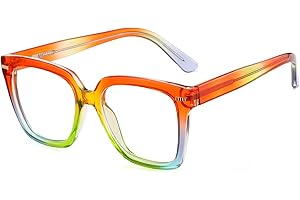 Dollger Blaulichtfilter Brille Damen Computerbrille: Gaming Brille Ohne Sehstärke Anti-Blaulicht Klassische Transparent Quadratisch Frame für Herren Schwarz UV-Schutzbrille