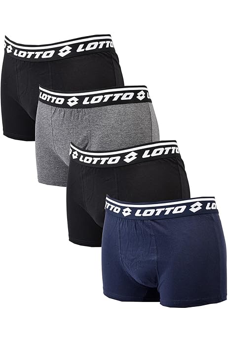 Cotone Elasticizzato Boxer Lotto Uomo Boxer Navigare Uomo Boxer Uomo Lotto  Confezione Da 6, Cotone