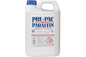 Opticare Pre-Pac Paraffin in 4L, Paraffin Oil for Greenhouse Heaters, Garden Heaters, Oil Burners, Liquid Paraffin Fuel for Garden Oil Lamps - 4 Litres