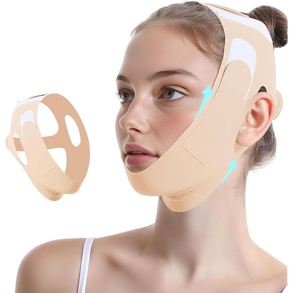 Masque De Nuit Liftant V-Line GGUFAY - Réutilisable, Pour Affiner La Mâchoire Et Réduire Le Double Menton