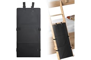 JOAASU Etagenbett Leiterabdeckung, Etagenbett-Leiterabdeckung, Etagenbett-Leiterpolster, mit Verstellbaren Schnallen, Verhindert, dass Kinder Klettern, Kinder Etagenbett Leiterabdeckung (schwarz)