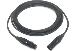 DG SYSTEMS ITALIA SRL DG Systems - Cavo XLR Cannon per microfoni, casse, DJ - Made in Italy (5 mt)