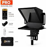 Pratic Teleprompter PRO Set &ndash; Telefon ve Kamera İ&ccedil;in Profesyonel Prompter, Bluetooth Kumanda ve Taşıma &Ccedil;antası