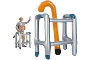 Rayong Déambulateur gonflable pour votre costume de grand-mère ou grand-père pour le carnaval, un anniversaire, un cosplay